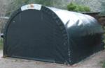 14'Wx36'Lx10'H round fabric garage